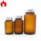 Brede de Mondflesjes Medische Amber Wide Mouth Glass Jar van 100ml 120ml 300ml voor Tablet
